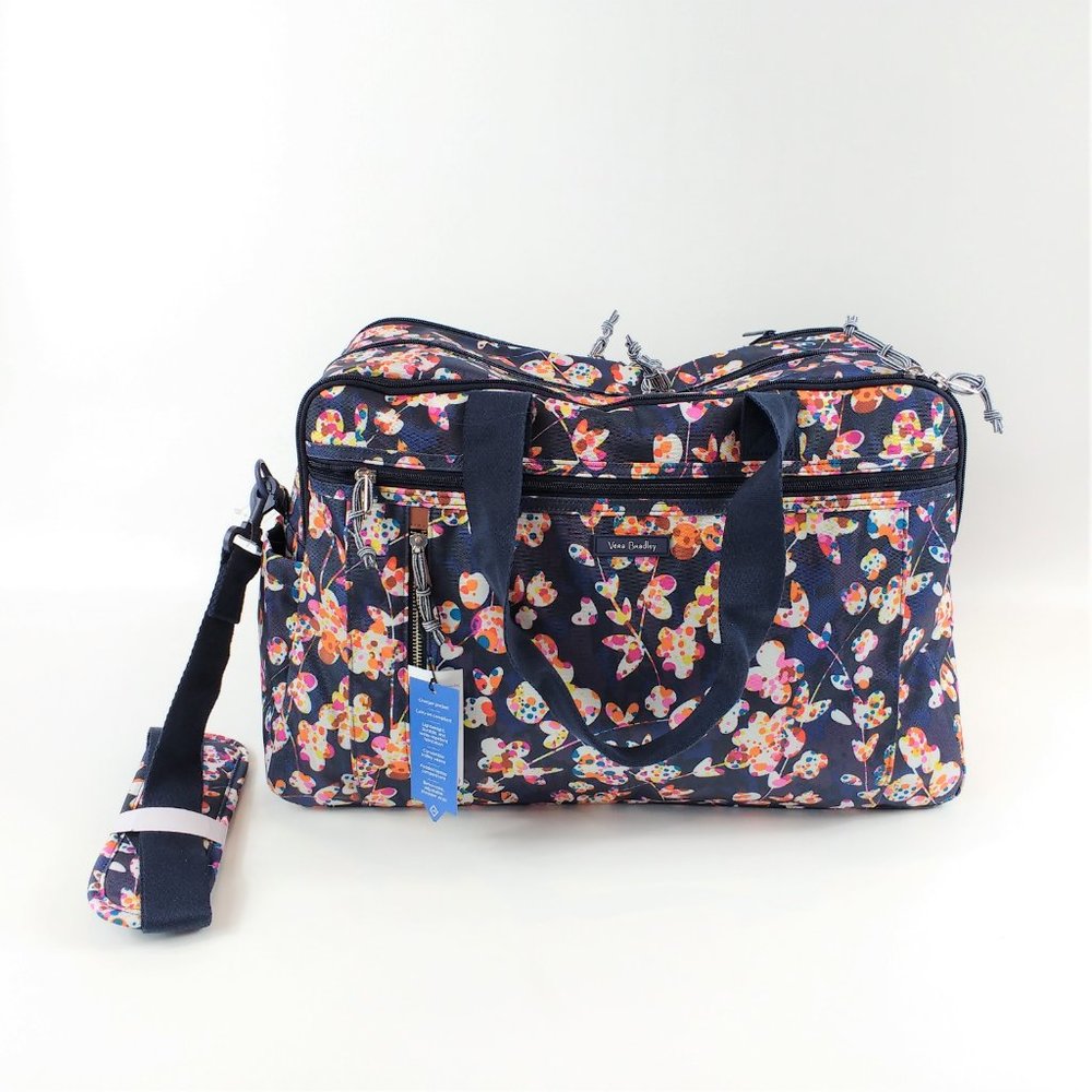 Vera Bradley Lighten Up Weekender Bag Cut Vines